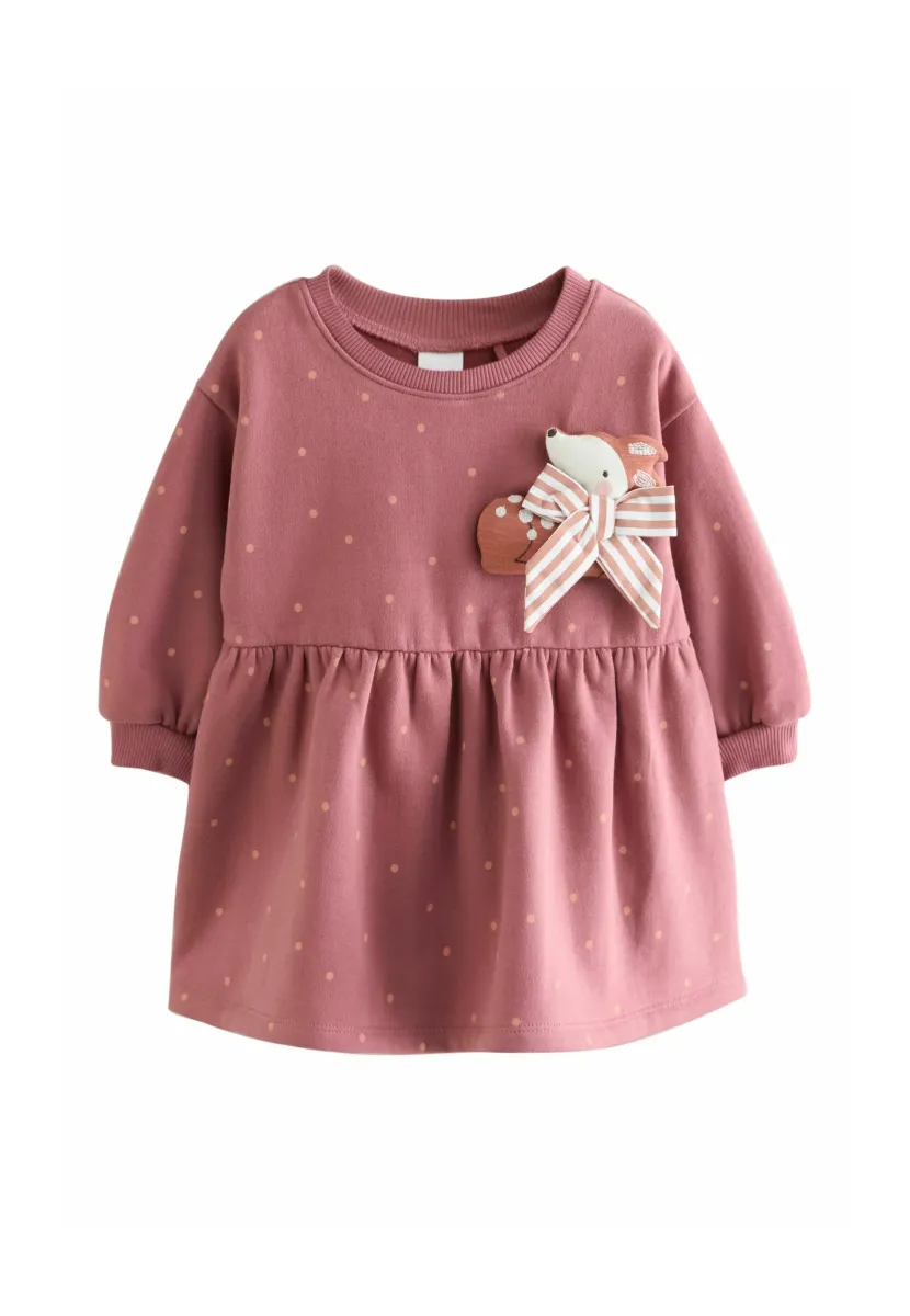EMBELLISHED  - Freizeitkleid - burgundy fox