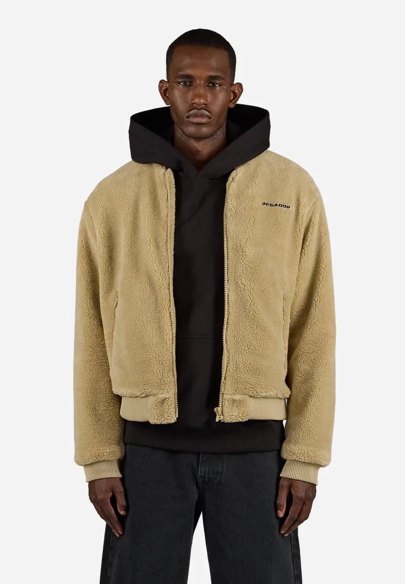 EMBER - Kunstlederjacke - sand