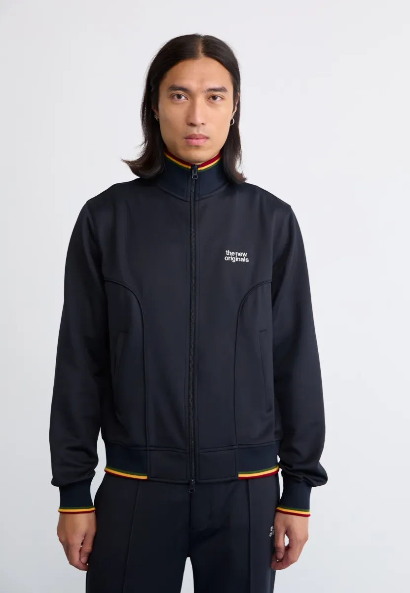 EMBLEM TRACK JACKET - Trainingsjacke - navy/pan africa