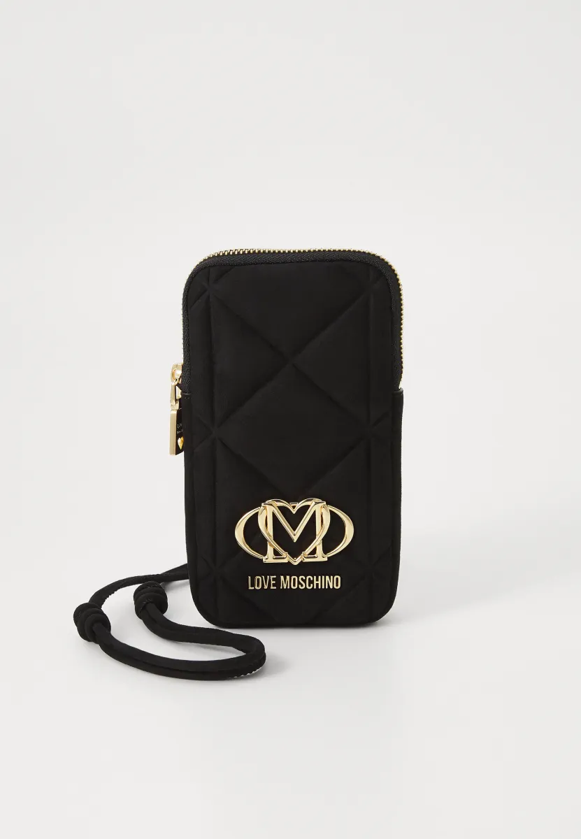 EMBOSSED - Handytasche - black