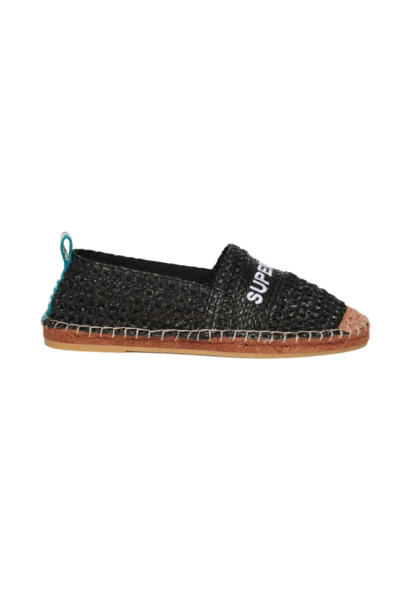 EMBROIDERED - Espadrille - black