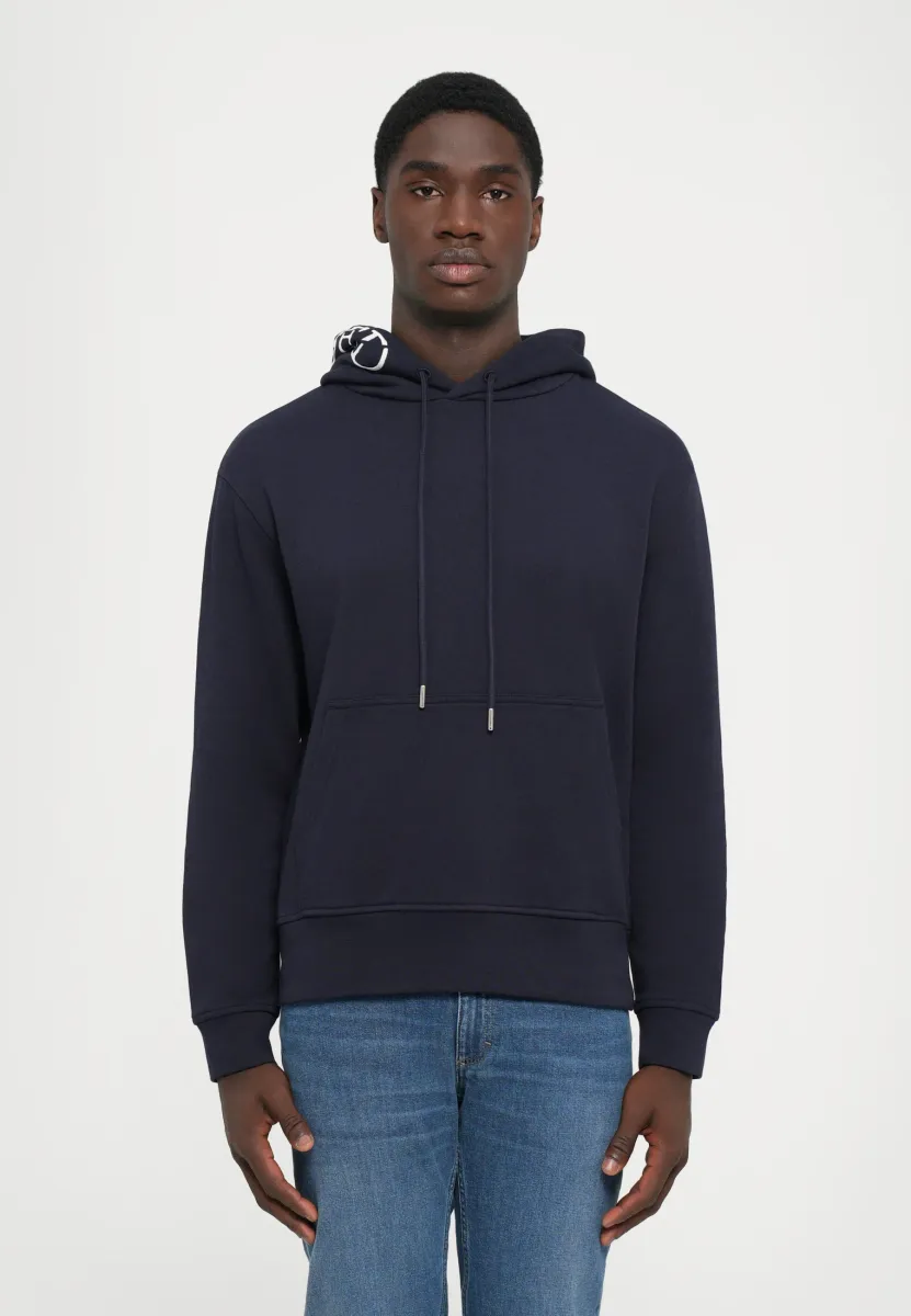 EMBROIDERED HOODIE - Sweatshirt - dark night