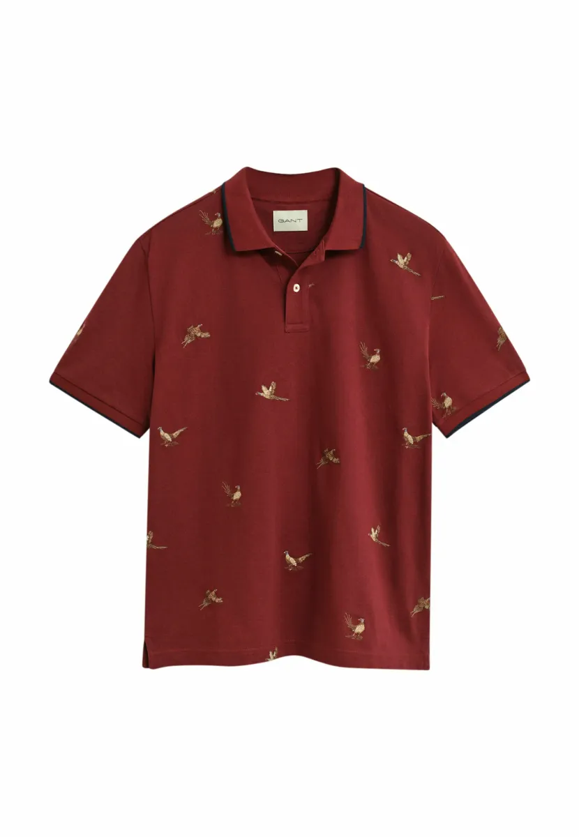 EMBROIDERED  - Poloshirt - plumped red