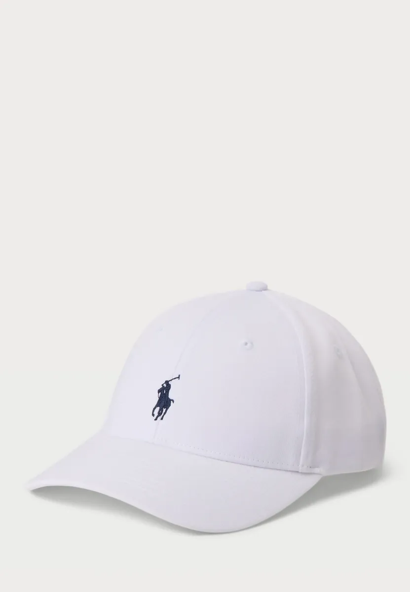 EMBROIDERED PONY TWILL CAP - Cap - white