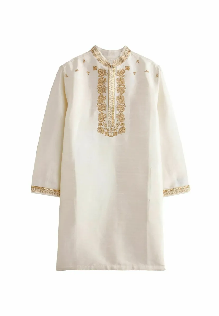 EMBROIDERED - REGULAR FIT - Hemd - ivory