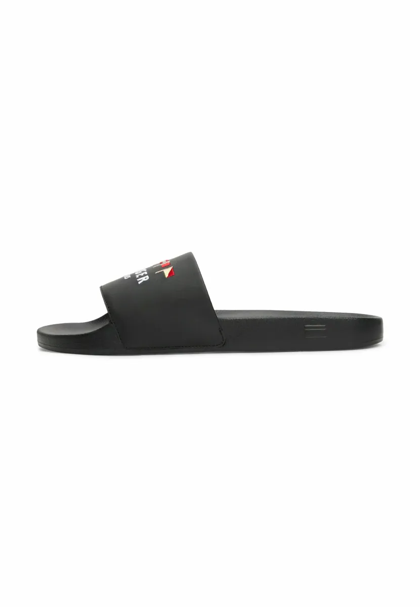 EMBROIDERY  - Badesandale - black