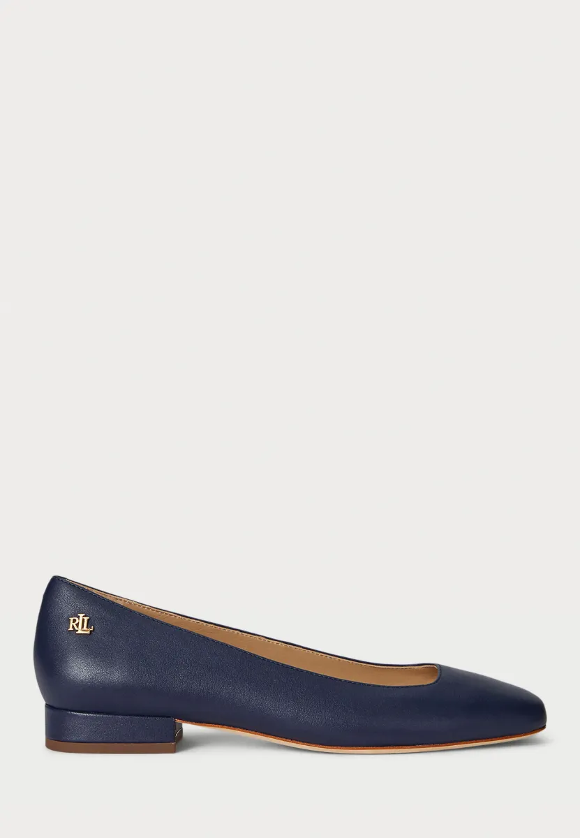 EMELLIE NAPPA LEATHER BALLET FLAT - Klassischer Ballerina - refined navy