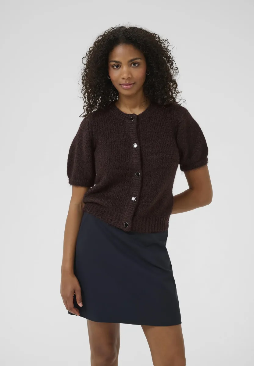 EMILIE EVI - Strickjacke - fudge