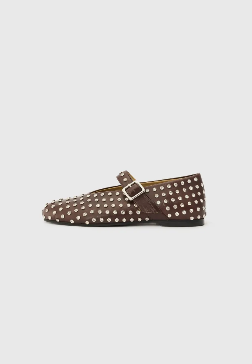 EMILY 3 - Klassischer Ballerina - brown