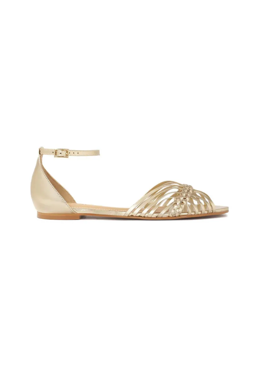 EMILY - Riemensandalette - gold
