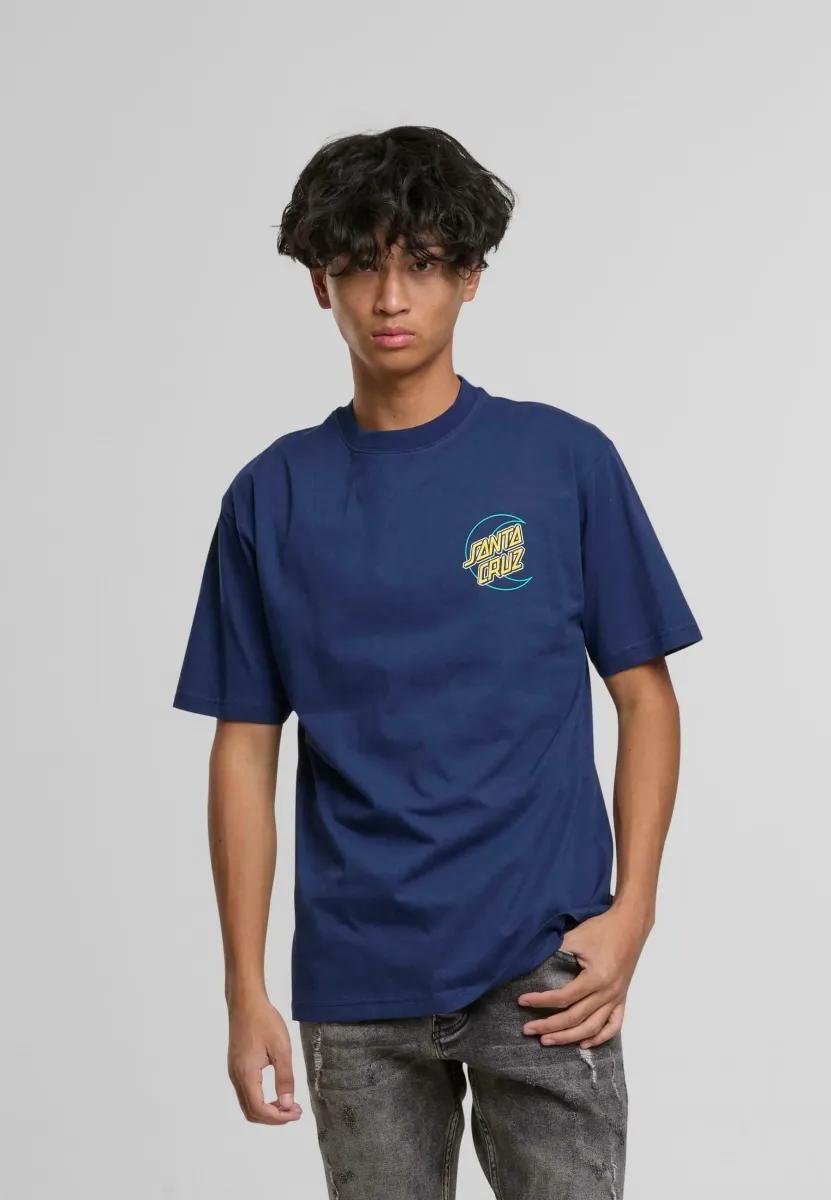 EMPTY MOON DOT - T-Shirt print - dark navy