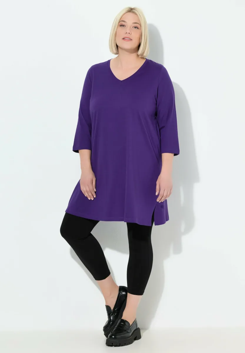 EN A COL V 3/4 - Langarmshirt - purple