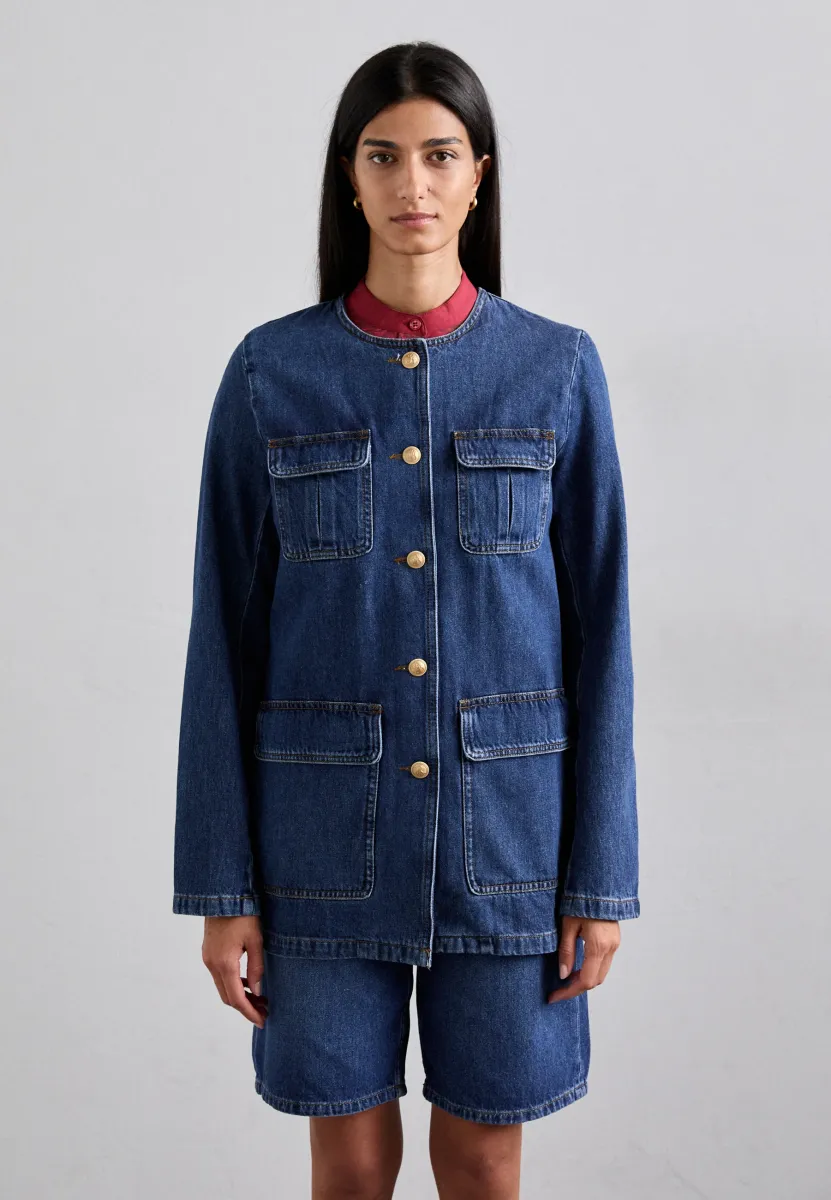 ENGEL - Jeansjacke - royal