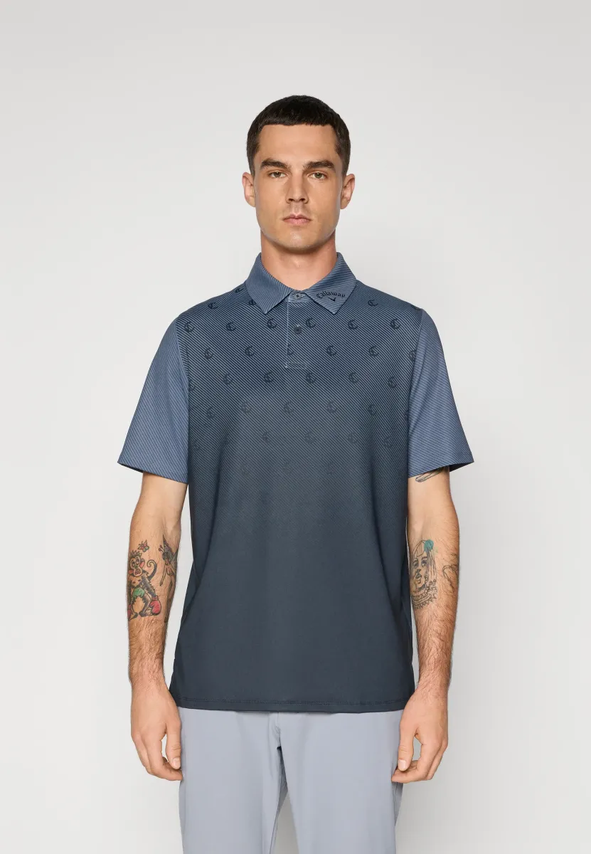 ENGINEERED PRINT  - Poloshirt - caviar