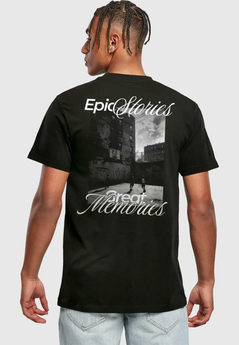 EPIC STORIES GREAT MEMORIES - T-Shirt print - black