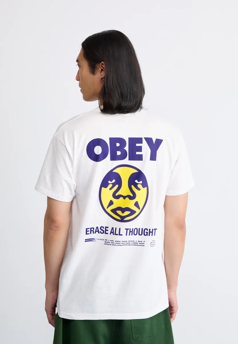 ERASE ALL THOUGHT - T-Shirt print - white