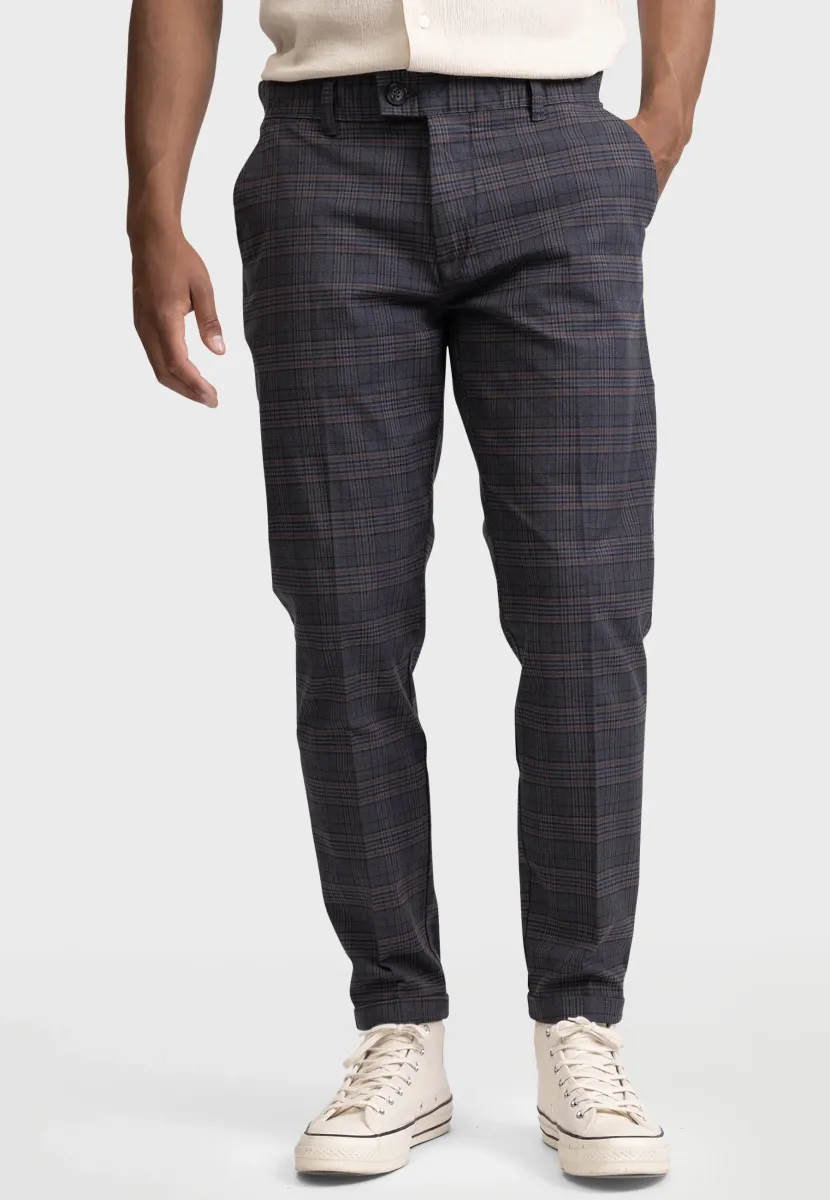 ERCAN - Stoffhose - dover check