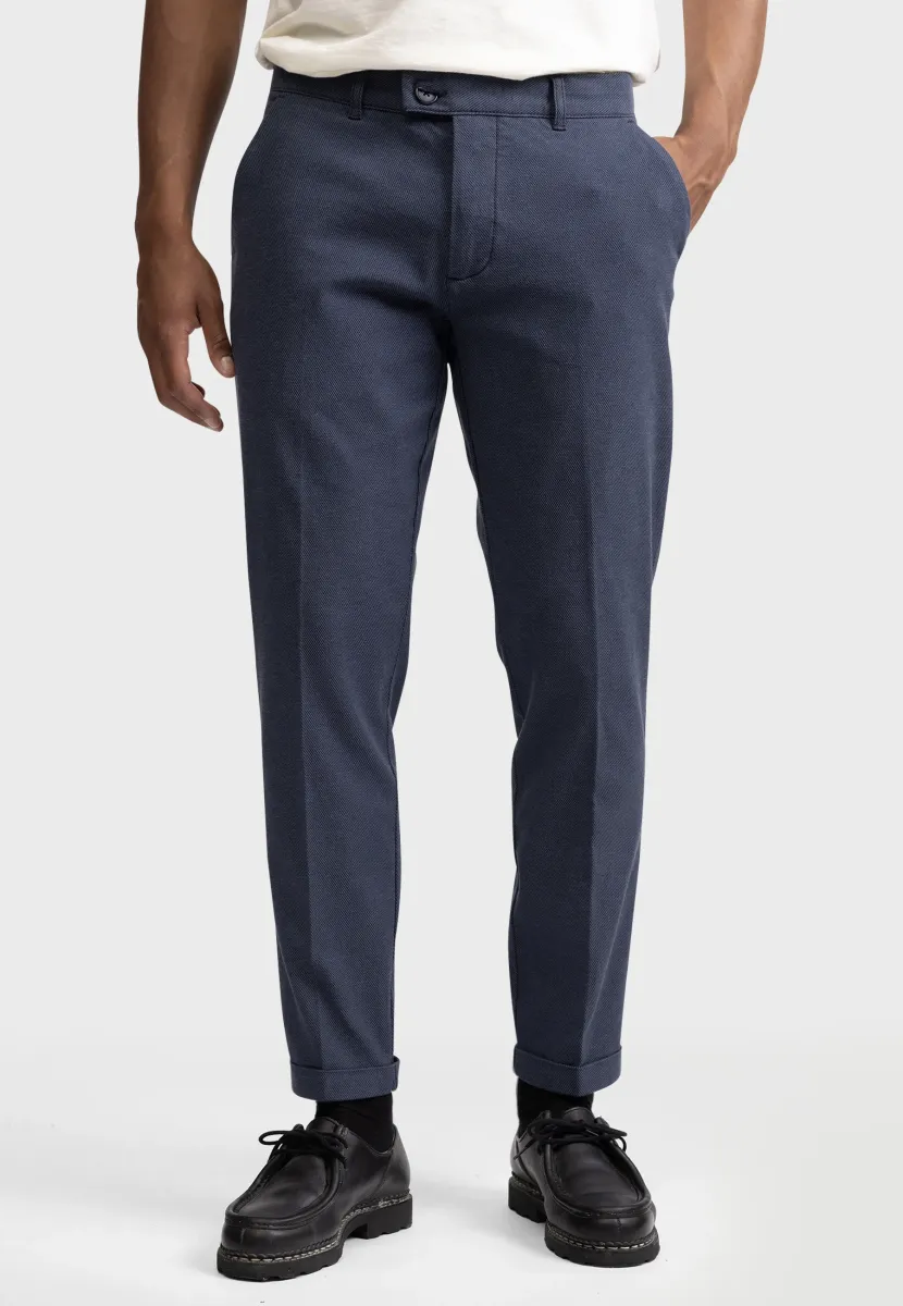 ERCAN - Stoffhose - navy