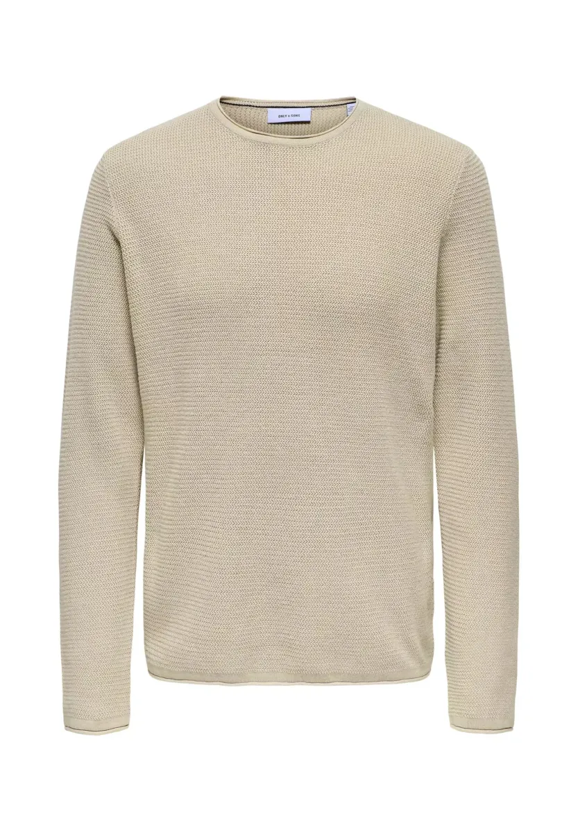 ERIC - Strickpullover - beige