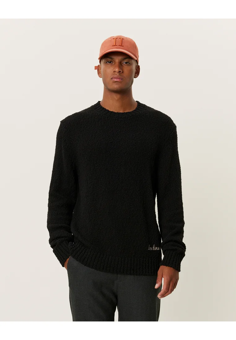 ERROL ROUNDNECK - Strickpullover - black