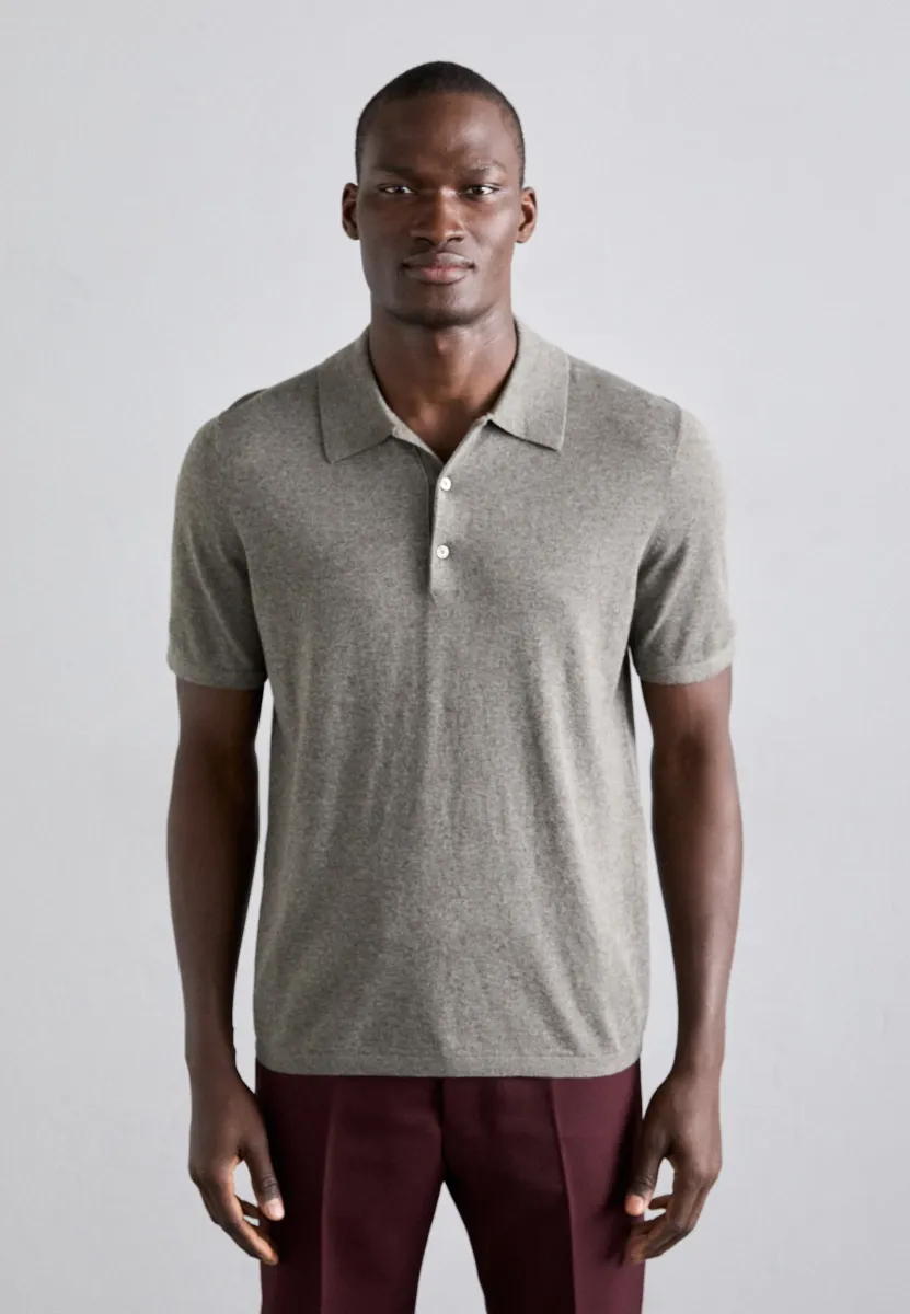 ERROS  - Poloshirt - mid grey melange