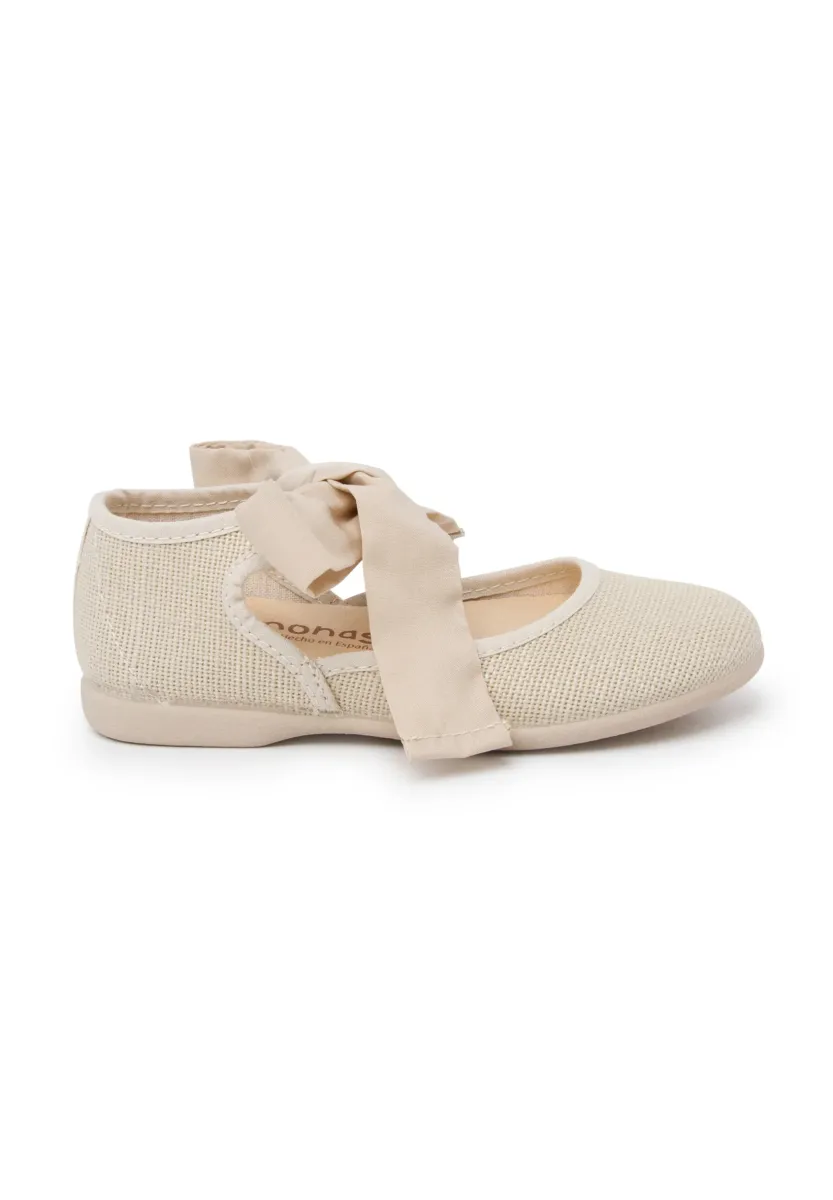 ESCOTADA CON LAZADA - Lauflernschuh - beige