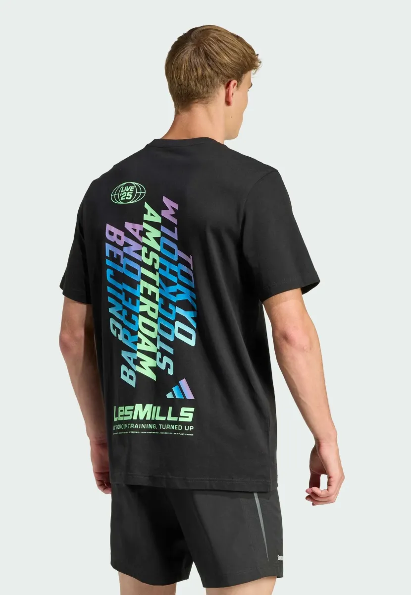 ESMILLS TOUR GRAPHIC - T-Shirt print - black