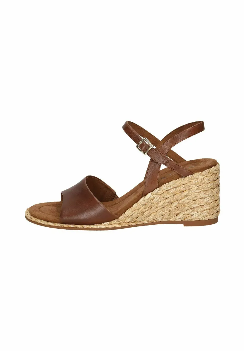 Espadrille - cognac nappa