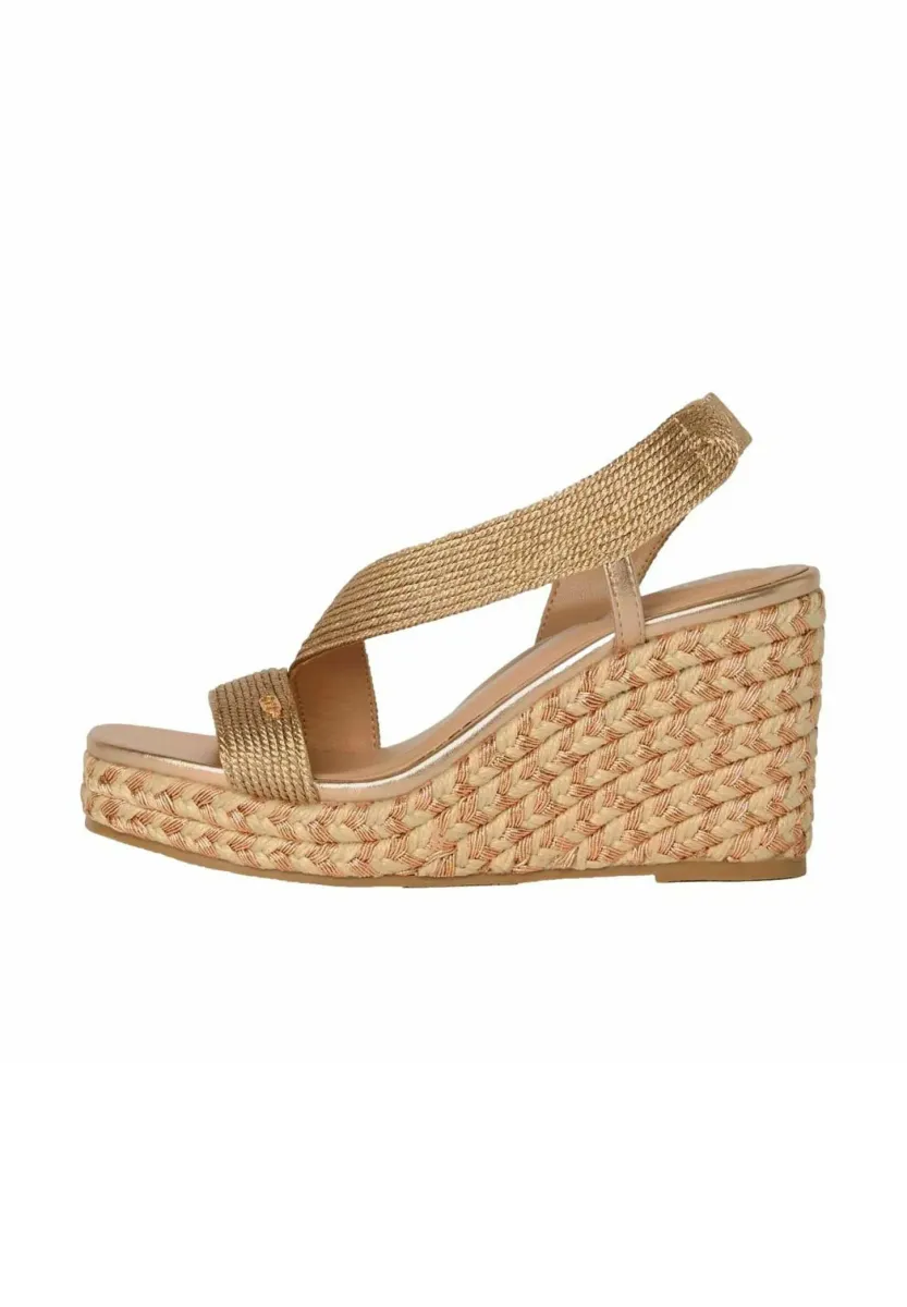 Espadrille - gold-coloured