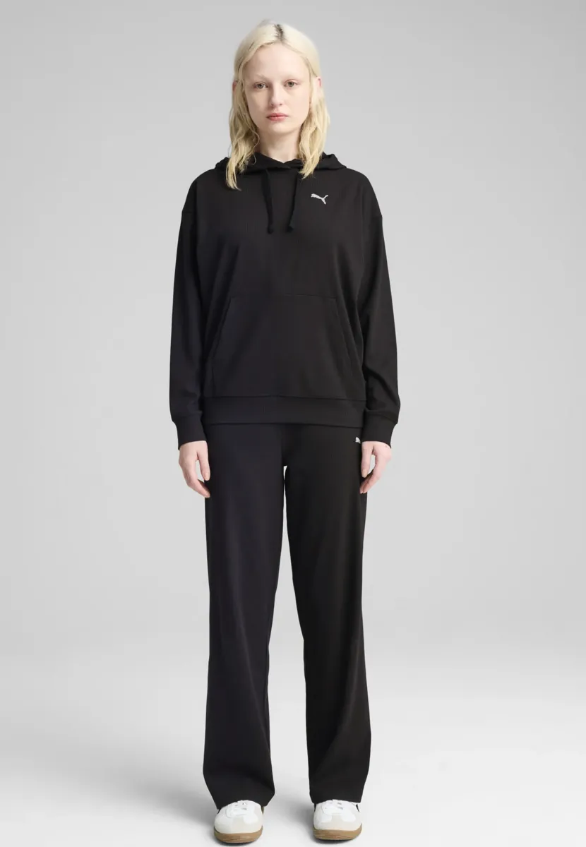 ESS ELEVATED BEQUEMER  - Kapuzenpullover - black
