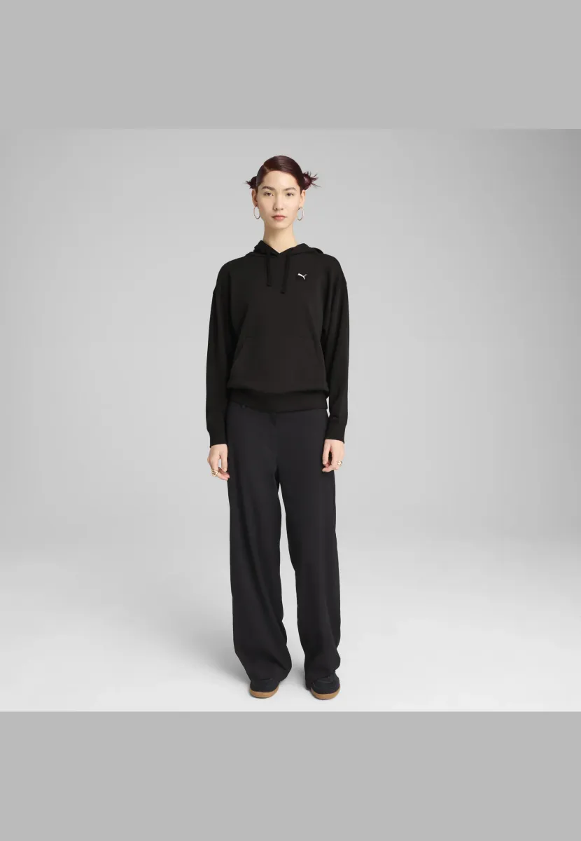 ESS ELEVATED BEQUEMER - Kapuzenpullover - black
