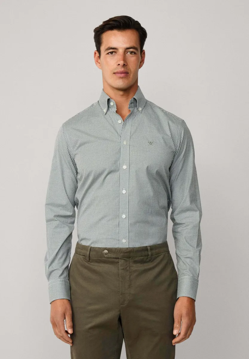 ESS GINGHAM - Hemd - emerald green