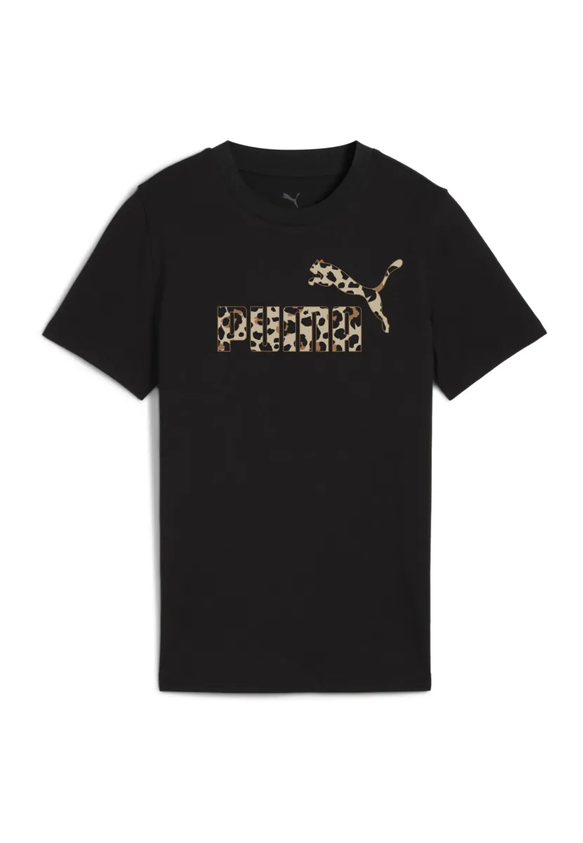 ESS GRAPHIC ANIMAL GRAPHIC TEE G - Sport T-Shirt - black