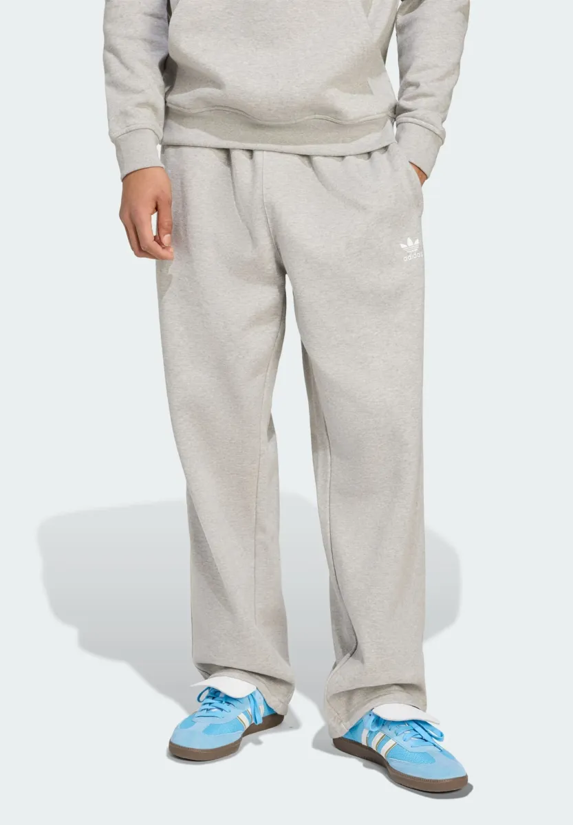 ESS OPEN LOOSE - Jogginghose - medium grey heather white