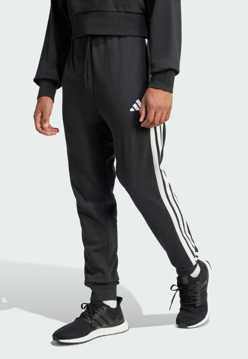 ESSENTIAL 3-STRIPES - Jogginghose - black   white