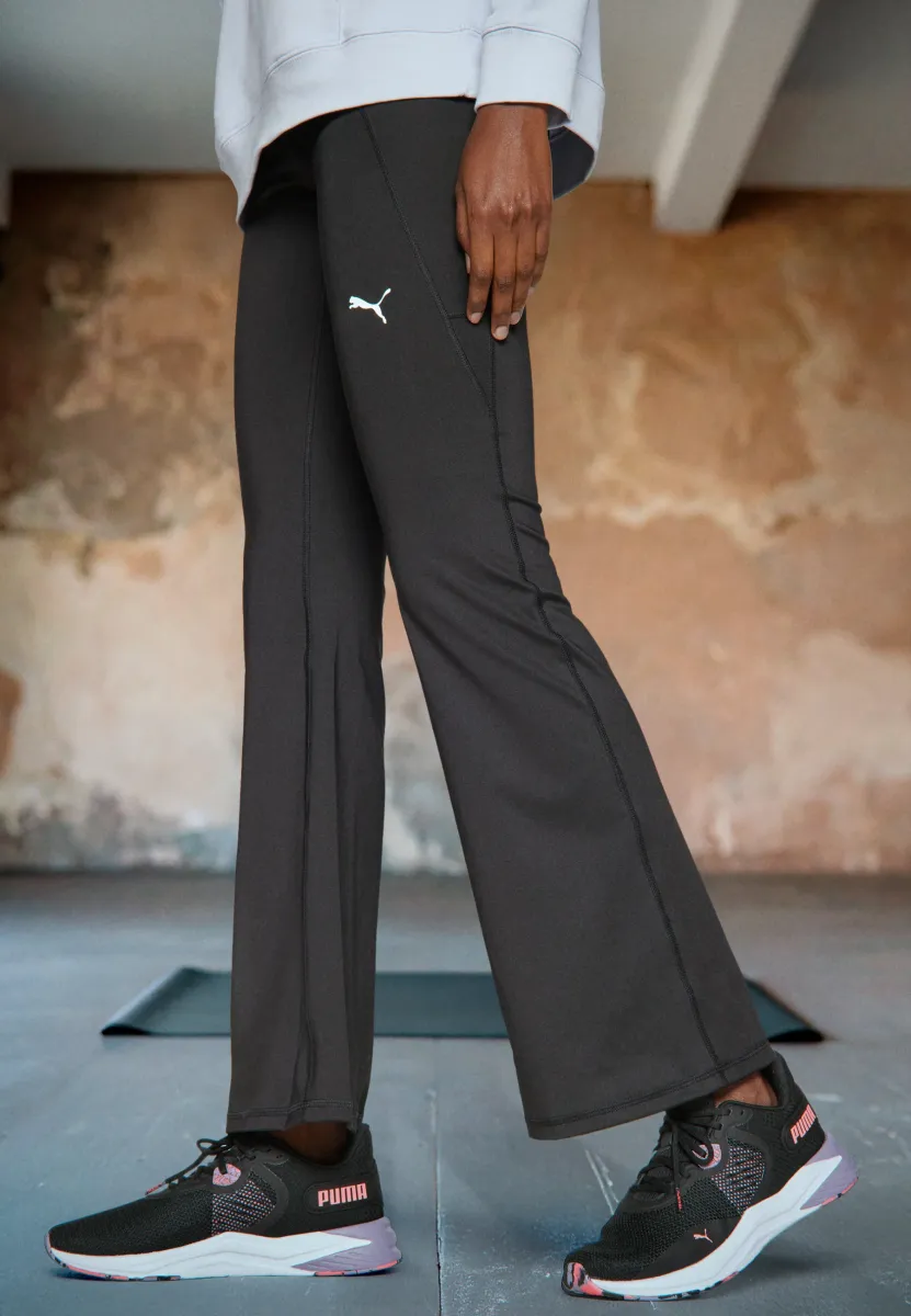 ESSENTIAL BOOTCUT PANT - Tights - black
