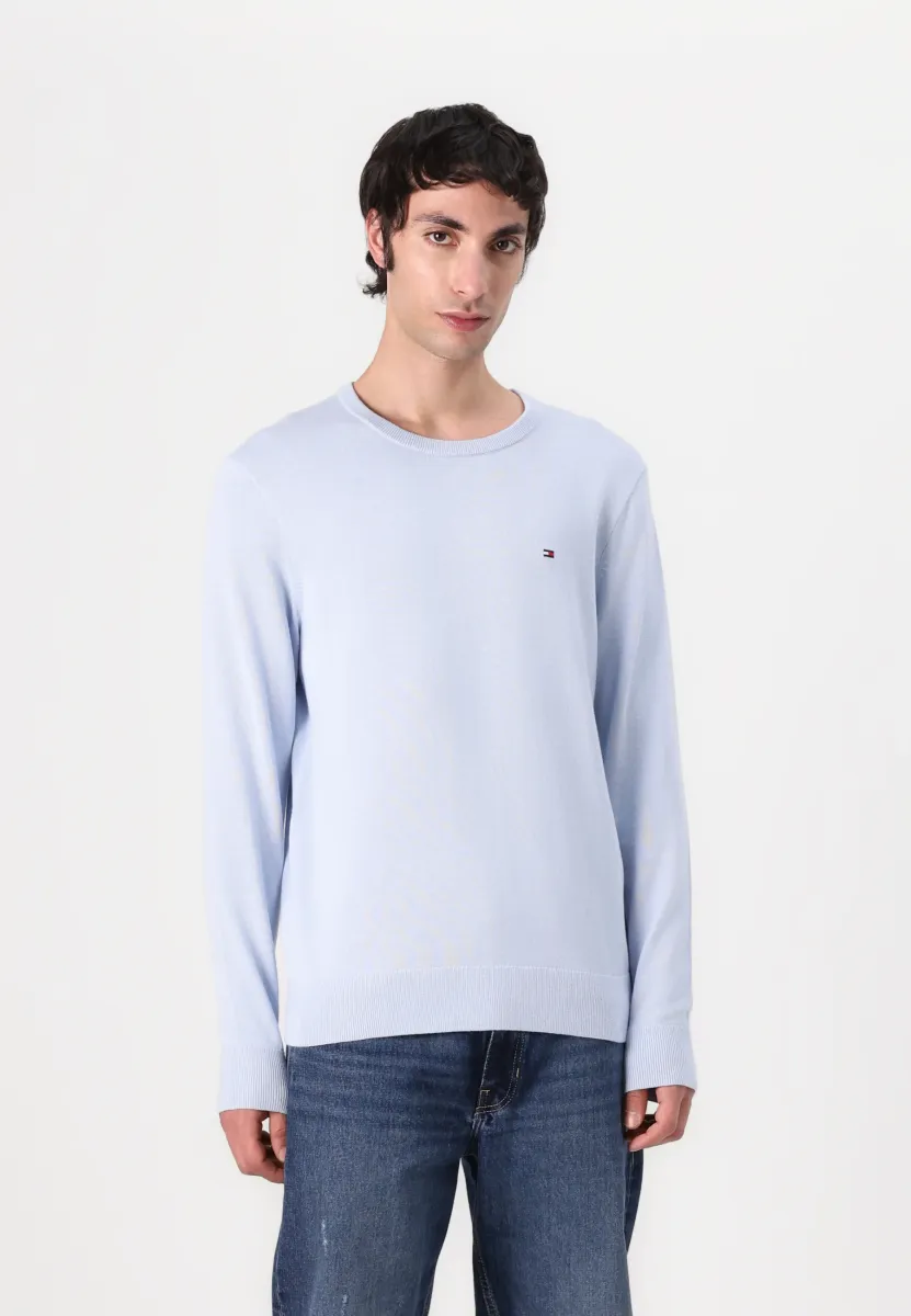 ESSENTIAL CREW NECK - Strickpullover - breezy blue