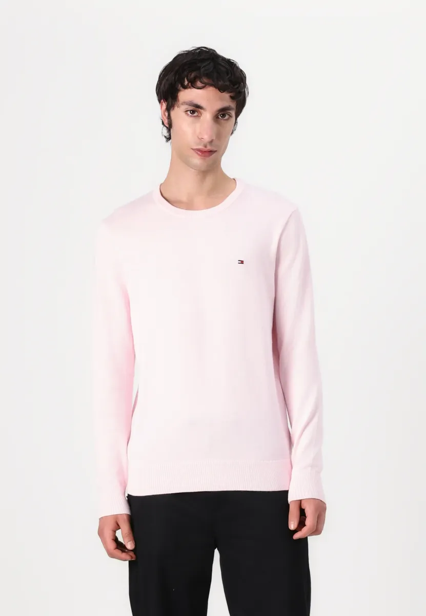 ESSENTIAL CREW NECK - Strickpullover - light pink