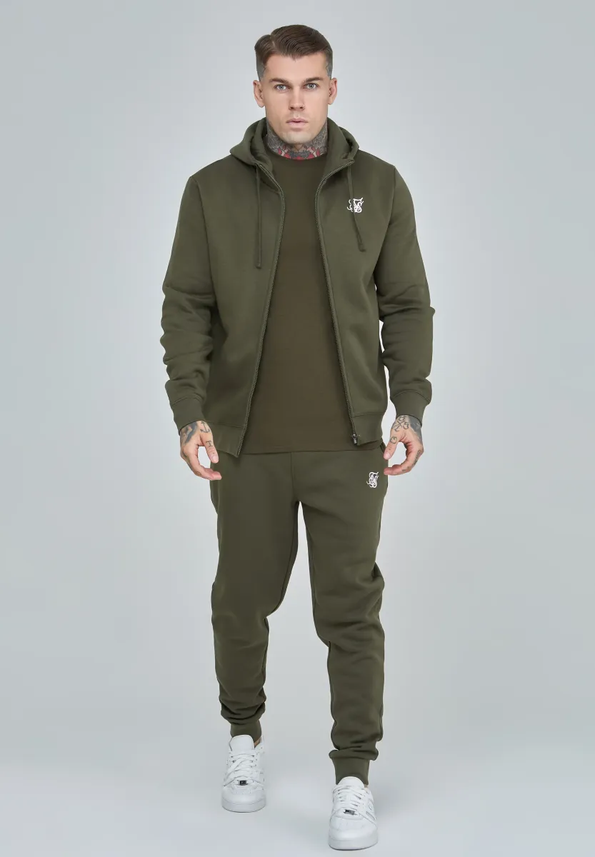 ESSENTIAL FUNNEL - Sweatjacke - khaki