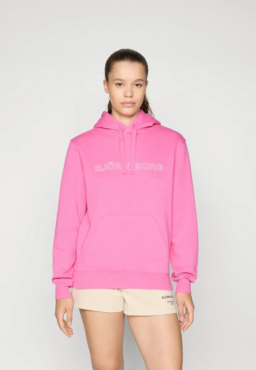 ESSENTIAL HOODIE - Kapuzenpullover - ibis rose