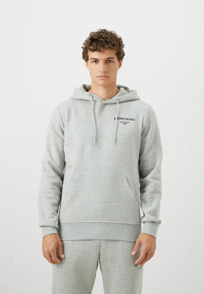 ESSENTIAL HOODIE - Kapuzenpullover - light grey melange