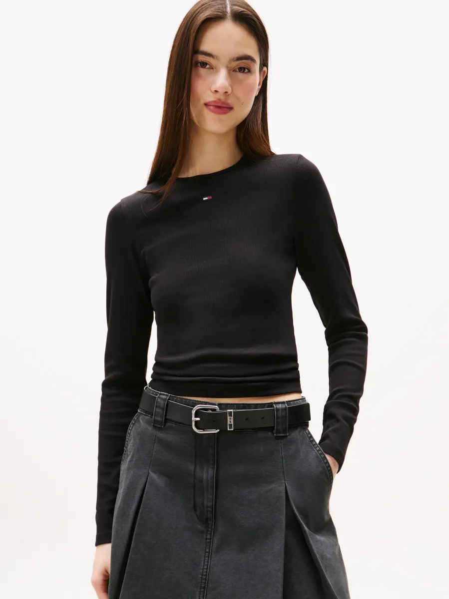 ESSENTIAL - Langarmshirt - black