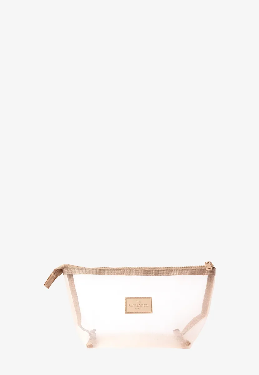 ESSENTIAL MAKEUP POUCH - Kosmetiktasche - taupe