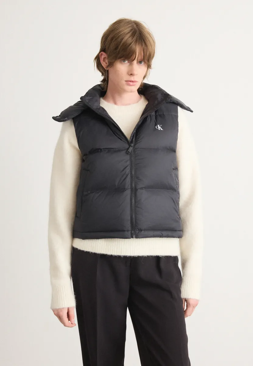 ESSENTIAL MIDWEIGHT PUFFER VEST - Weste - black