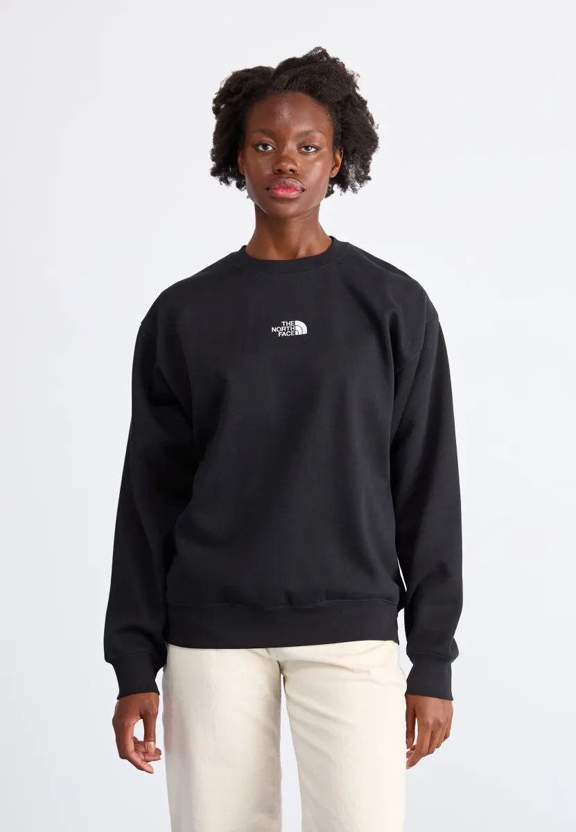 ESSENTIAL OVERSIZE CREW - Sweatshirt - black