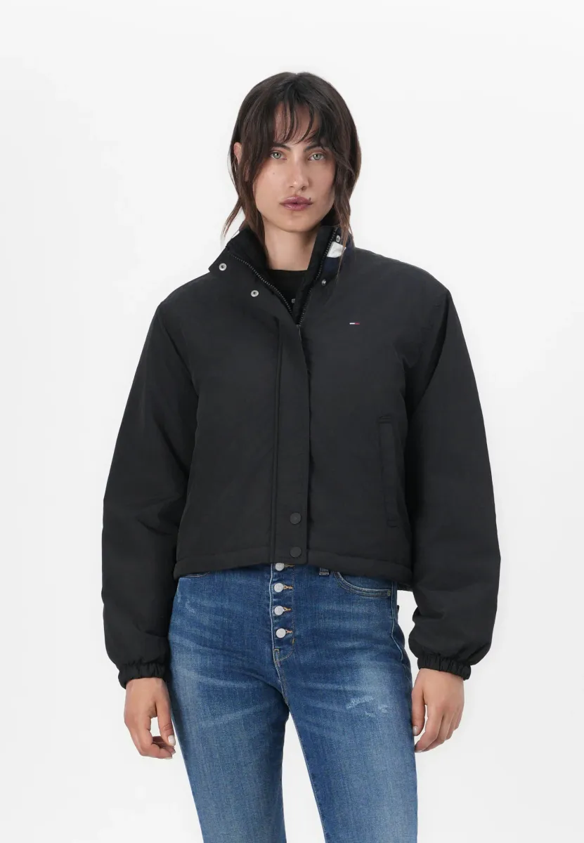 ESSENTIAL PADDED FLAG JACKET - Übergangsjacke - black