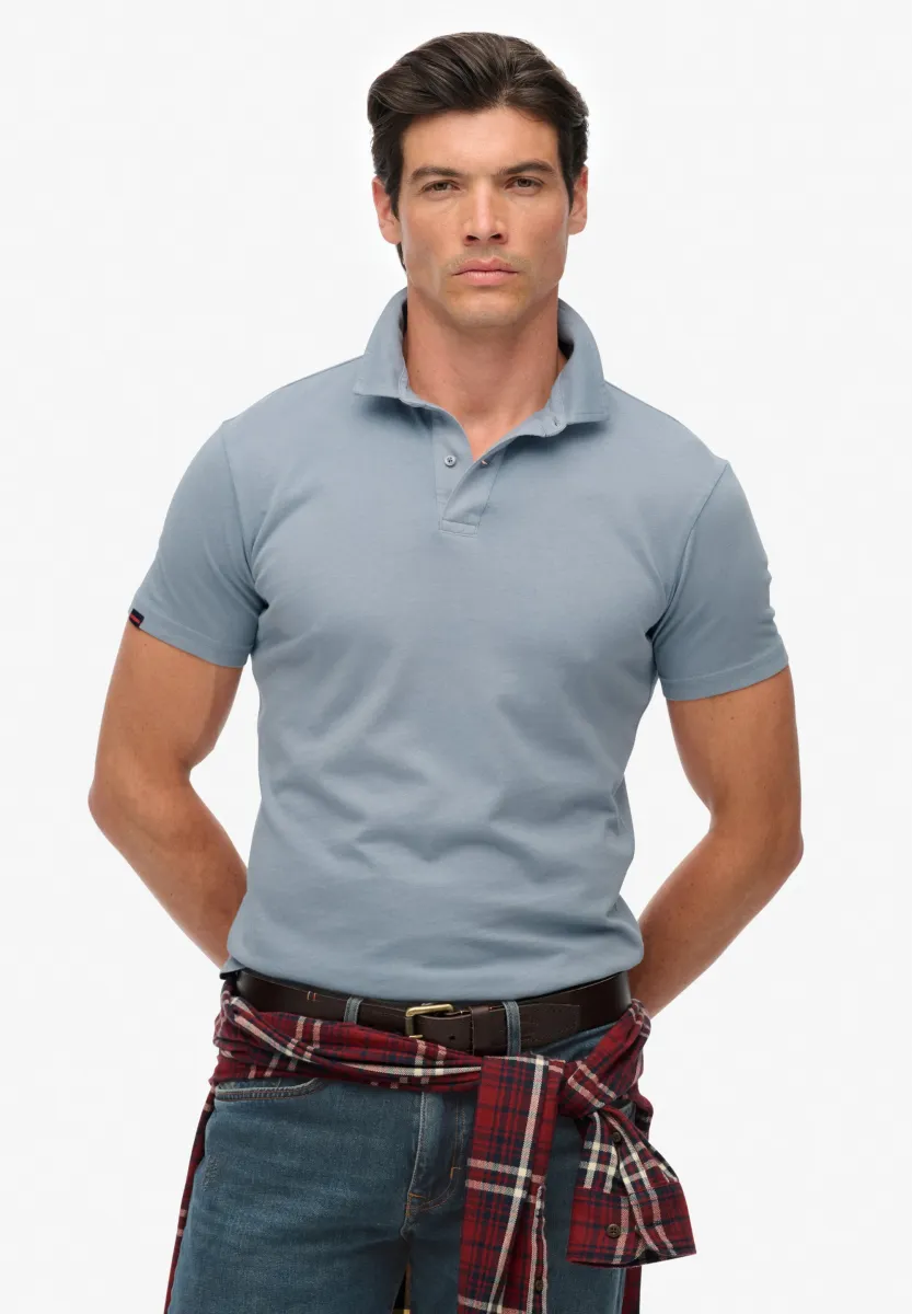 ESSENTIAL - Poloshirt - washed denim