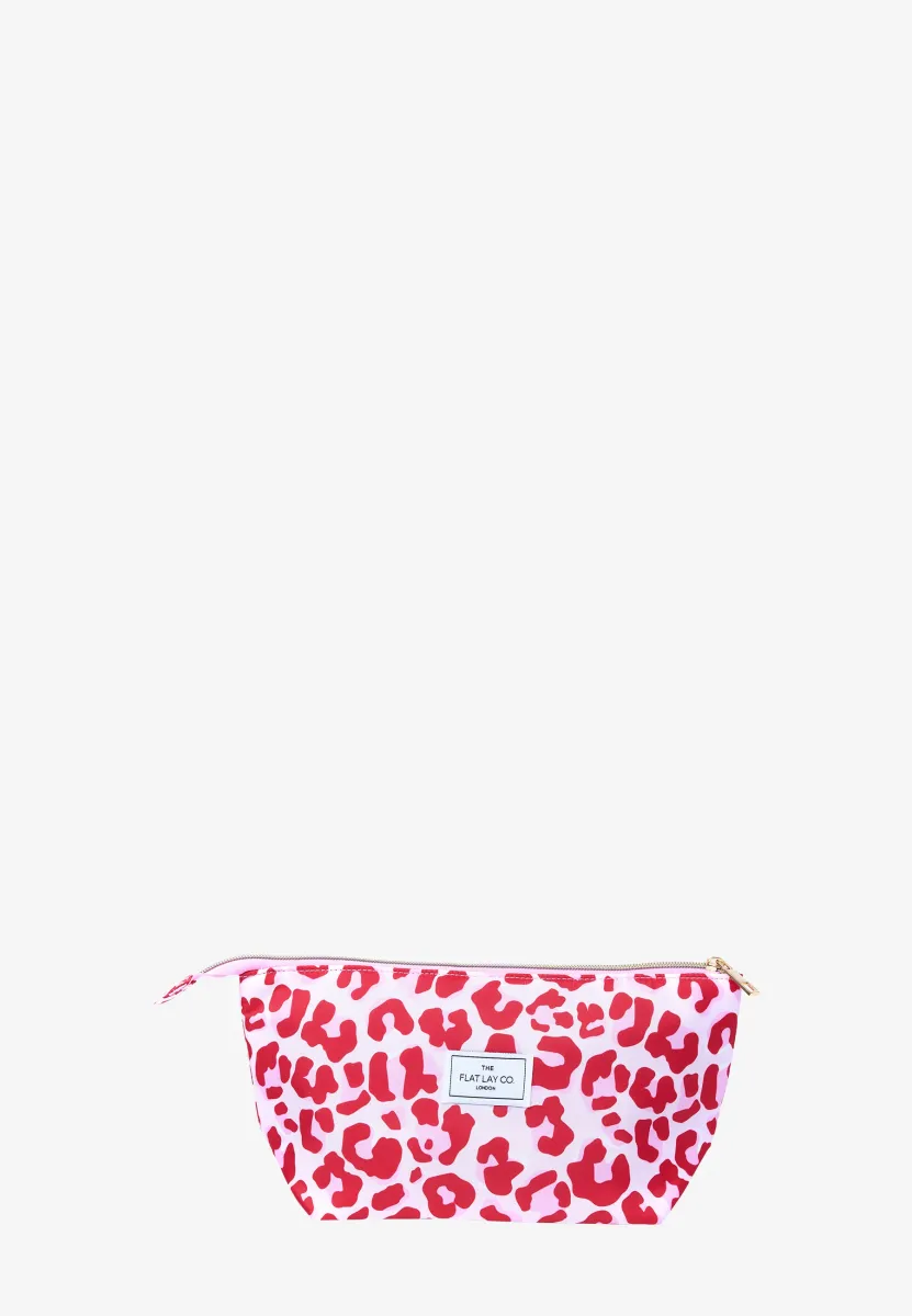 ESSENTIAL POUCH - Kosmetiktasche - pink leopard