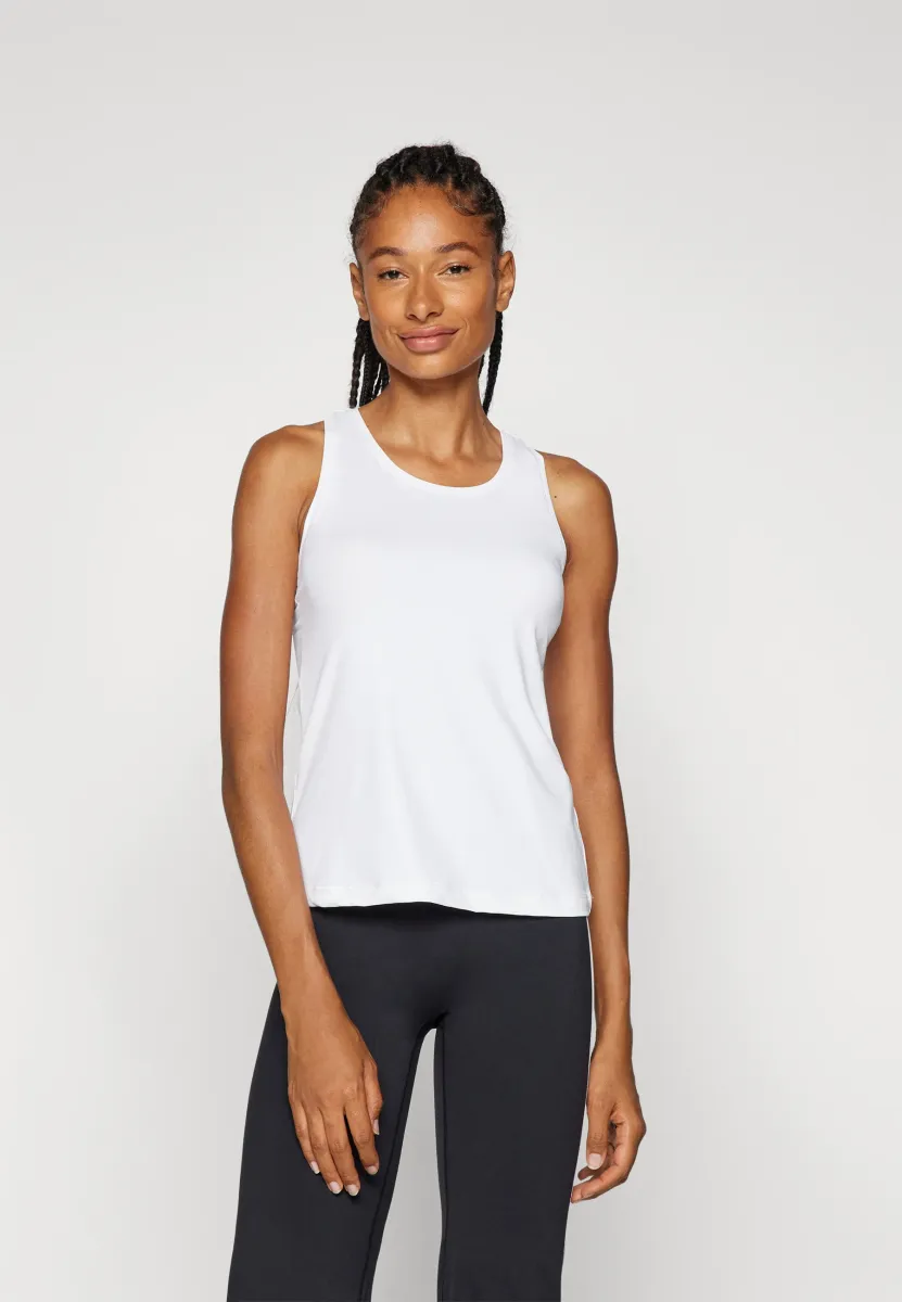 ESSENTIAL RACERBACK TANK - Top - white