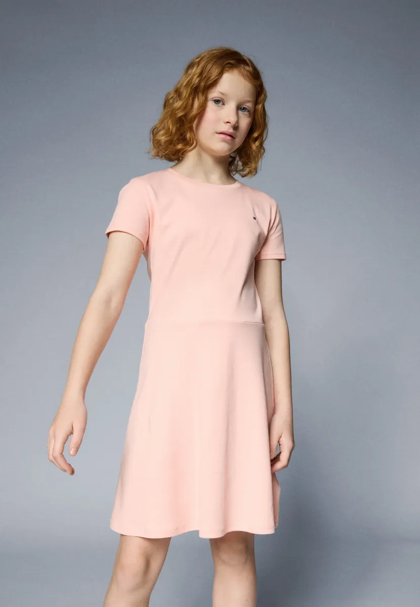 ESSENTIAL SKATER - Jerseykleid - coral ice